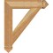 Ekena Millwork Traditional Arts & Crafts Rough Sawn Bracket, Western Red Cedar, 4"W x 22"D x 26"H BKT04X22X26TRA03RWR - alternate 4